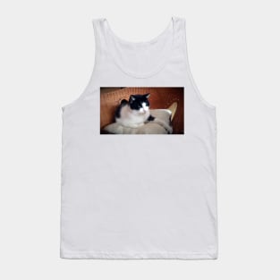 Cat Kitti on the armchair Tank Top